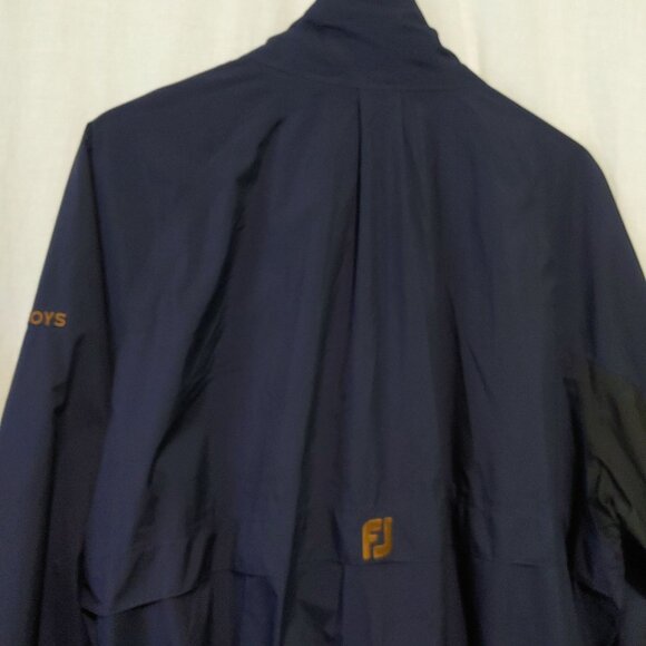 DryJoys by FootJoy men's jacket blue black Size Large windbreaker - Picture 9 of 13